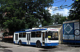 ЗИУ-682Г-016-02 #2303 на площадке Троллейбусного депо №2 возле диспетчерской