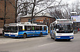 ЗИУ-682Г-016-02 #2314 и #2304 12-го маршрута на конечной станции "Улица Клочковская"