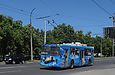 ЗИУ-682Г-016-02 #2318 3-го маршрута на проспекте Героев Сталинграда отправился от остановки "Микрорайон 28"