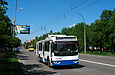 ЗИУ-682Г-016-02 #2324 1-го маршрута на проспекте Героев Сталинграда между остановками "Микрорайон 28"  и "Микрорайон 27"