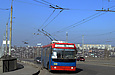 ЗИУ-682Г-016-02 #2325 31-го маршрута на Коммунальном путепроводом перед поворотом на съезд на Московский проспект