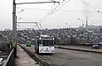 ЗИУ-682Г-016-02 #2328 19-го маршрута на проспекте 50-летия СССР следует по Коммунальному путепроводу