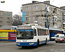 ЗИУ-682Г-016-02 #2332 19-го маршрута поворачивает с проспекта Героев Сталинграда на проспект Гагарина