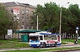 ЗИУ-682Г-016-02 #2335 35-го маршрута на проспекте Льва Ландау возле Коммунального путепровода