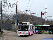 ЗИУ-682Г-016-02 #2341 31-го маршрута разворачивается на конечной станции "Восточная Салтовка"