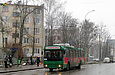 ЗИУ-682Г-016-02 #2343 12-го маршрута на улице Космонавтов перед отправлением от одноименной остановки