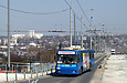 ЗИУ-682Г-016-02 #2345 31--го маршрута на проспекте Льва Ландау следует по Коммунальному путепроводу