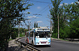 ЗИУ-682Г-016-02 #2351 27-го маршрута на проспекте Постышева выезжает на Ново-Баварский мост
