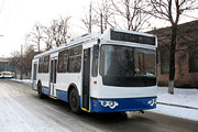 ЗИУ-682Г-016-02 в троллейбусном депо №3