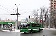 ЗИУ-682Г-016-02 #3304 2-го маршрута выезжает на проспект Ленина с разворотного кольца возле станции метро "Научная"