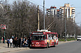 ЗИУ-682Г-016-02 #3316 2-го маршрута на проспекте Победы перед отправлением от остановки "Школьная"