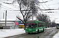 ЗИУ-682Г-016-02 #3316 40-го маршрута на улице Свистуна пересекает трамвайную линию