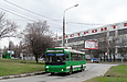 ЗИУ-682Г-016-02 #3323 13-го маршрута выезжает с проспекта Льва Ландау на развязку Коммунального путепровода