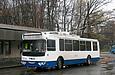 ЗИУ-682Г-016-02 #3334 13-го маршрута на разворотном круге конечной станции "Парк "Зустрiч"