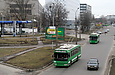 ЗИУ-682Г-016-02 #3334 13-го маршрута и #3303 2-го маршрута на Московском проспекте возле Коммунального путепровода