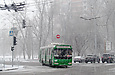 ЗИУ-682Г-016-02 #3335 2-го маршрута перед выездом с разворотного круга возле станции метро "Научная"