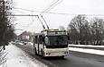 ЗИУ-682Г-016-02 #3338 46-го маршрута на Московском проспекте поднимается на Плиточный путепровод