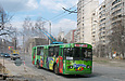 ЗИУ-682 #209 2-го маршрута на проспекте Людвига Свободы возле стройплощадки станции метро "Алексеевская"