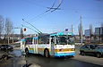 ЗИУ-682 #214 46-го маршрута поворачивает с автодороги М-03 на бульвар Грицевца