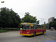 ЗИУ-682 #346 7-го маршрута на проспекте Героев Сталинграда прибывает на конечную "Микрорайон 28"