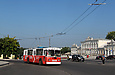 ЗИУ-682 #348 22-го маршрута поворачивает с Университетской улицы в переулок Мечникова