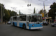 ЗИУ-682Г-016(012) #364 1-го маршрута поворачивает с проспекта Маршала Жукова на конечную "Ст.метро "Маршала Жукова"