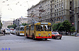 ЗИУ-682 #373 4-го маршрута на площади Советской Украины возле площади Розы Люксембург