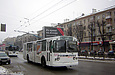 ЗИУ-682 #377 2-го маршрута и #385 18-го маршрута на проспекте Ленина между улицами Бакулина и Ляпунова