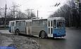 ЗИУ-682 #624 12-го маршрута поворачивает с улицы Космонавтов на улицу Деревянко