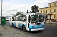 ЗИУ-682Г-016(012) #684 2-го маршрута в переулке Мечникова разворачивается на конечной станции "Площадь Конституции"