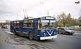 ЗИУ-682 #723 3-го маршрута на проспекте Гагарина отправляется от остановки "Улица Державинская"