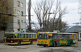 ЗИУ-682 #723 и #0201 в Троллейбусном депо №2 в районе диспетчерской