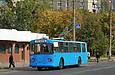 ЗИУ-682 #740 1-го маршрута на проспекте Героев Сталинграда подъезжает к остановке "Троллейбусное депо №2"