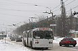 ЗИУ-682 #740 1-го маршрута на проспекте Маршала Жукова подъезжает к остановке "Улица Танкопия"