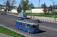ЗИУ-682 #815 5-го маршрута на проспекте Гагарина возле железнодорожного путепровода