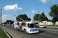 ЗИУ-682 #849 5-го маршрута на проспекте Гагарина в районе железнодорожного путепровода