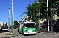 ЗИУ-682 #862 3-го маршрута на будущей Троллейбусной улице перед поворотом на улицу Ньютона
