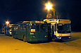ЗИУ-682 #869 и #2316 возле ворот Троллейбусного депо №2 в ожидании выезда на ночную развозку