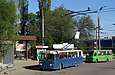 ЗИУ-682Г-016(012) #870 11-го маршрута на конечной станции "Проспект Дзюбы"