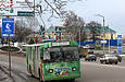ЗИУ-682 #871 5-го маршрута на проспекте Гагарина недалеко от перекрестка с улицей Державинской