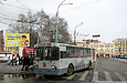 ЗИУ-682 #65 17-го маршрута поворачивает из Спартаковского переулка на улицу Университетскую