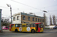 ЗИУ-682 #75 11-го маршрута в Пискуновском переулке выезжает из Депо №1