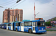 ЗИУ-683В00 #1104 38-го маршрута во время дневного отстоя на конечной станции "Ст.м. "23 Августа"