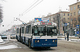 ЗИУ-683Б00 #3102 2-го маршрута на проспекте Ленина следует через перекресток с улицами Ляпунова и Космической