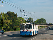 ЗИУ-683В01 #3109 46-го маршрута на Московском проспекте возле микрорайона "Солнечный" приближается к Окружной дороге
