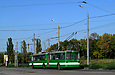 ЗИУ-683В01 #3109 46-го маршрута спускается от бульвара Грицевца к автодороге М-03